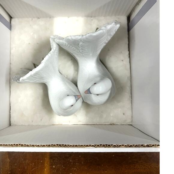 LLadro 'Couple of Doves' 01169 Spain Porcelain Lovebirds-Original Box-Excellent - Picture 9 of 14